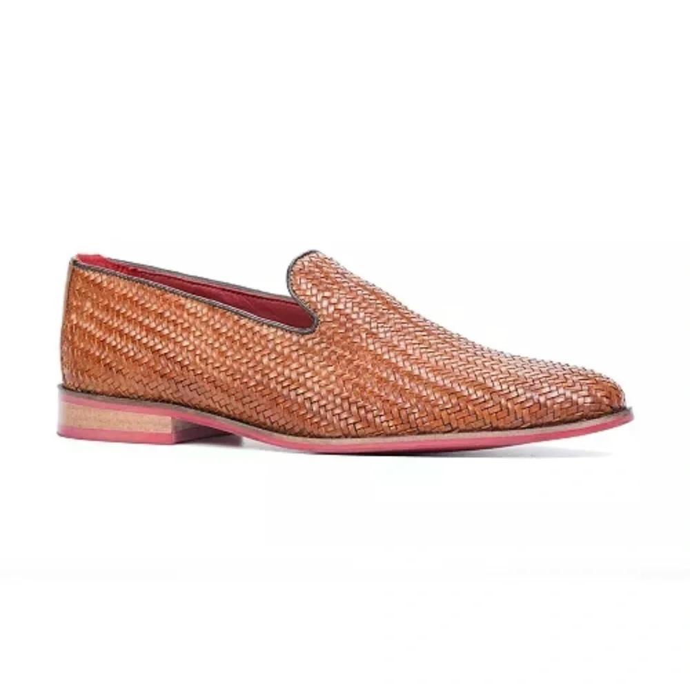 NWT Carlos by Carlos Santana Men's Gibson Weave Loafers
