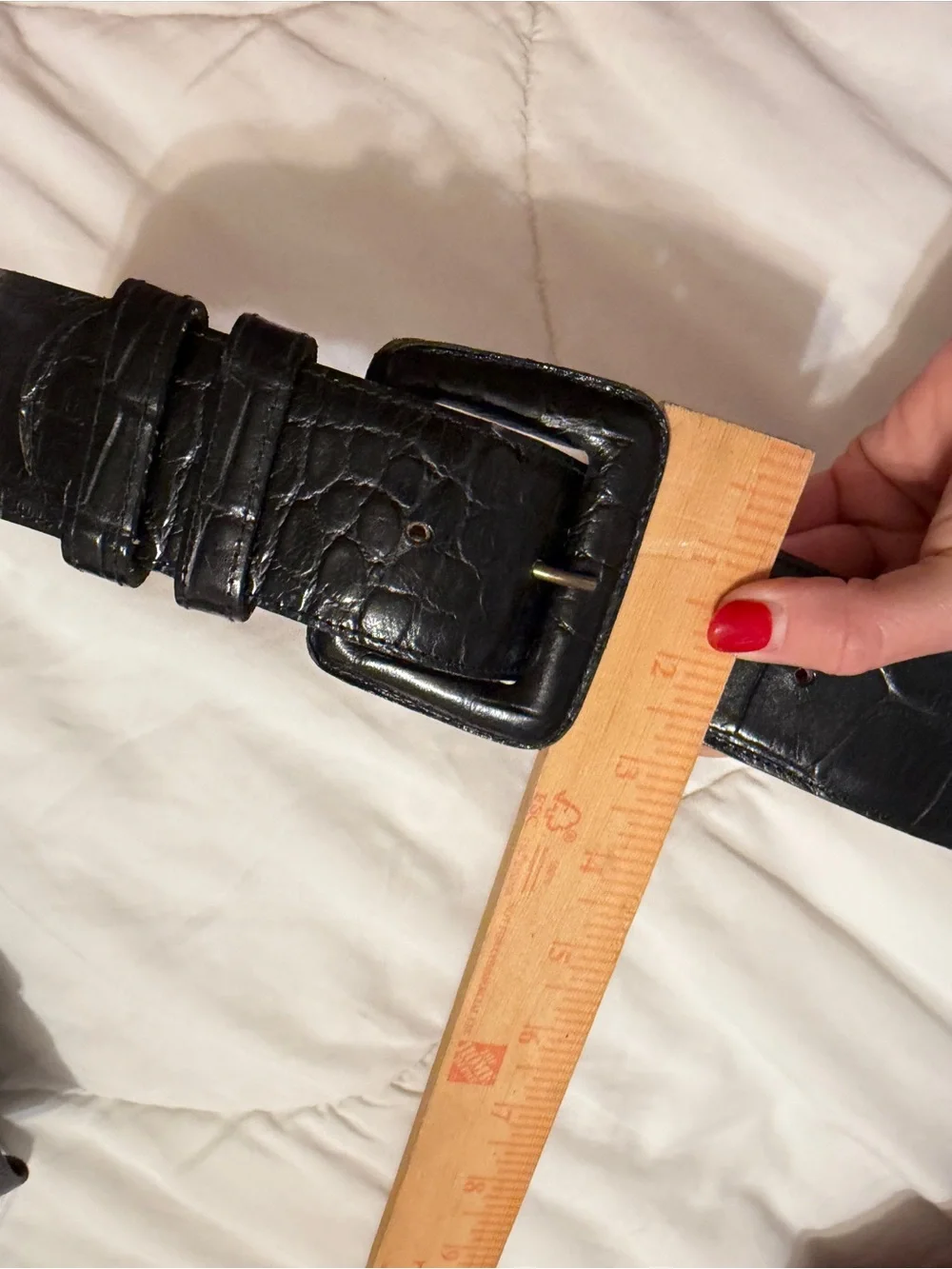 Vintage wide belt