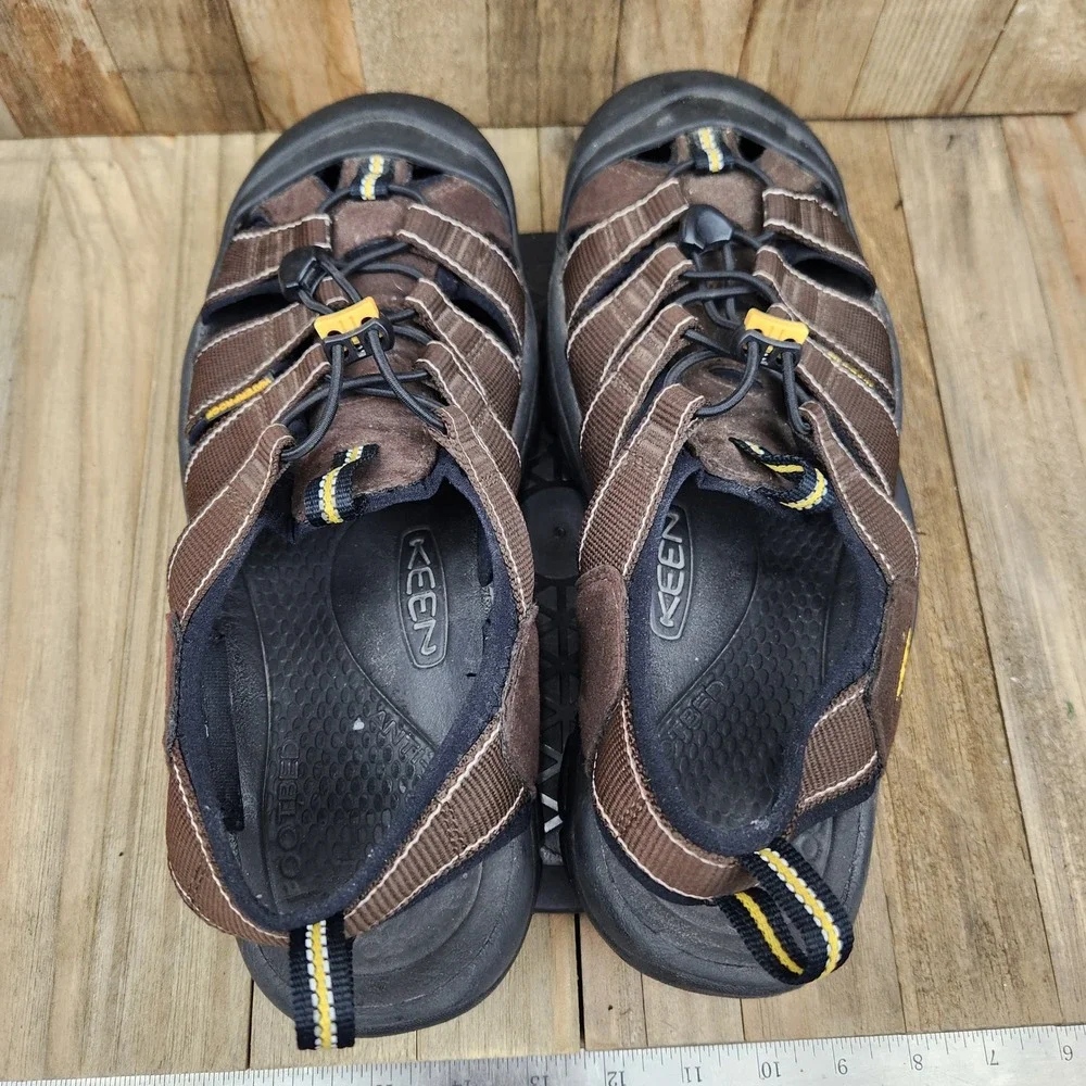 Keen Newport H2 Hiking Sport Sandals Mens Size 11 EU 44.5 Brown Waterproof