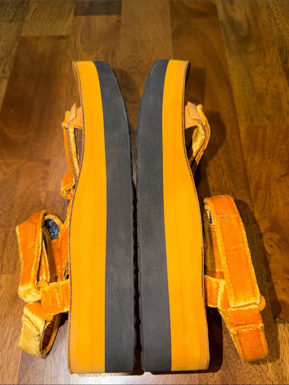 Teva velvet straps