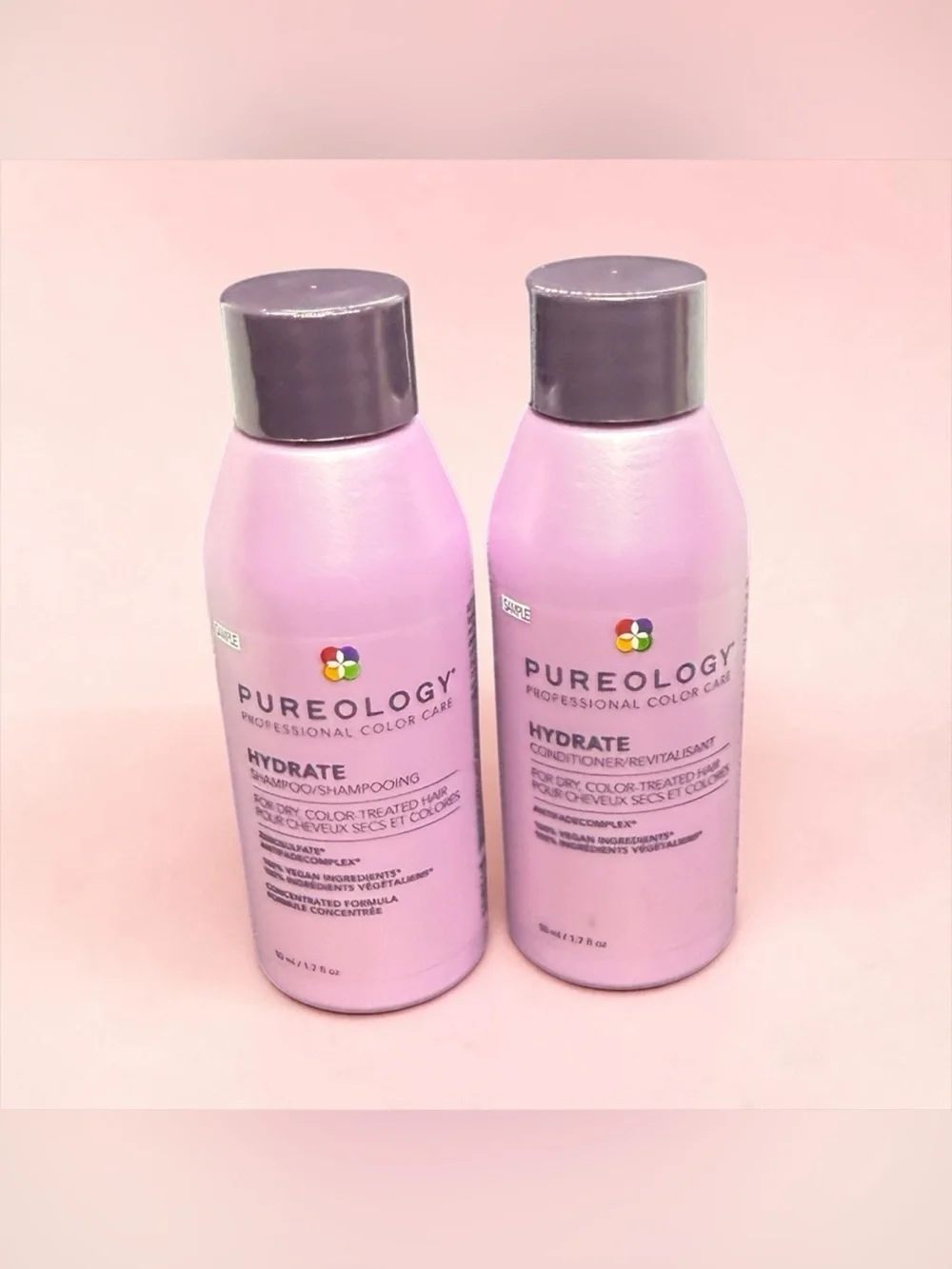 💜PUREOLOGY💜Hydrate Shampoo & Conditioner Mini Duo/NIP