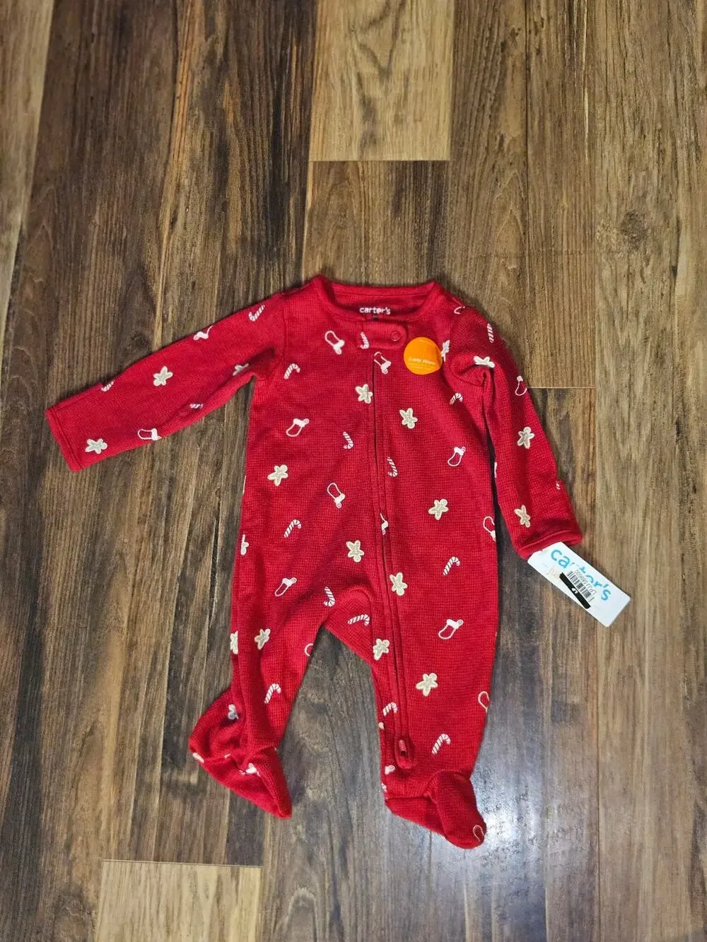 Carter's Red Christmas Sleeper NWT Size 6 months
