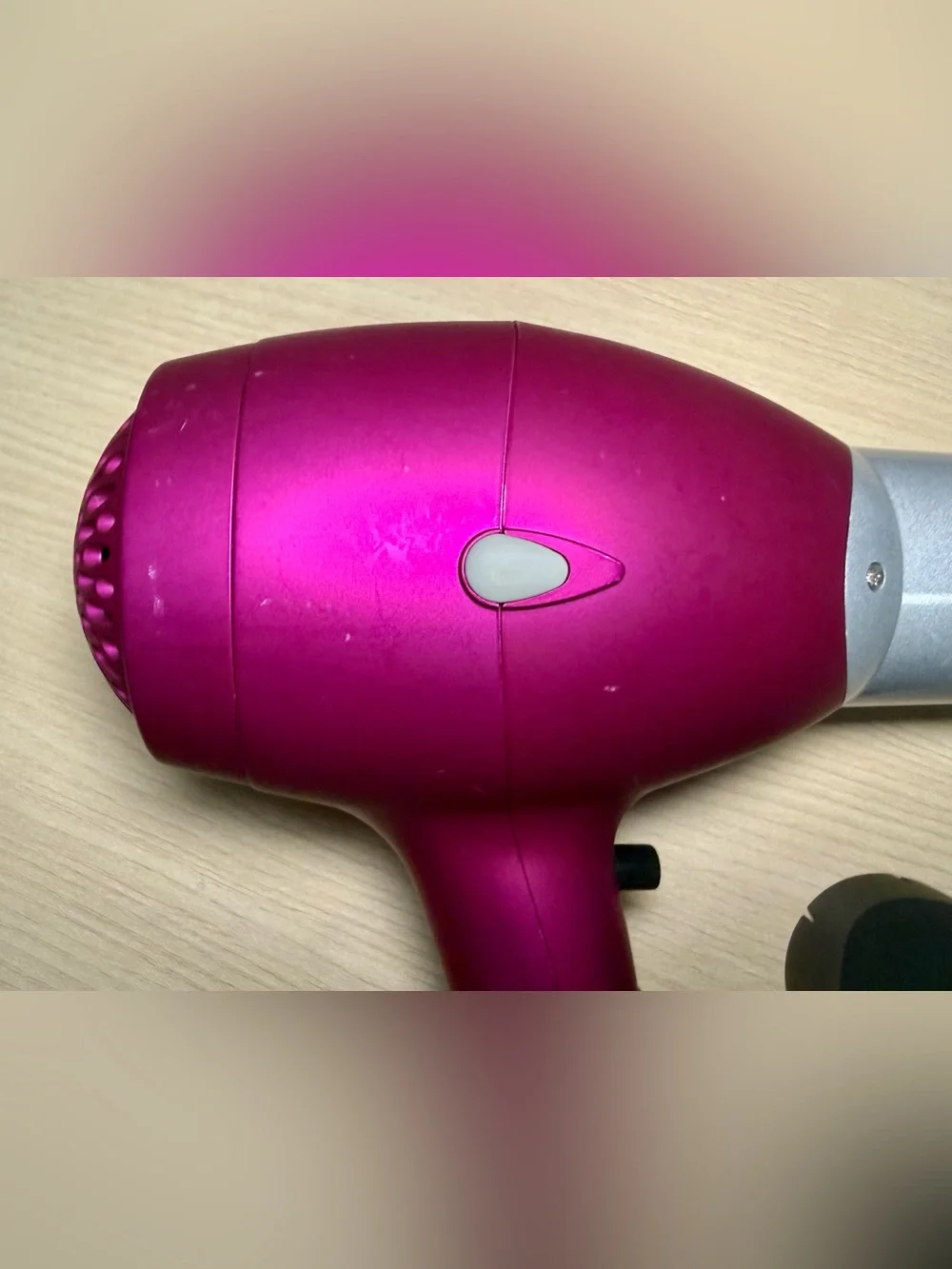 CHI Pink Hair Dryer Concentrator Attachment Model GF8007 1500W Low EMF