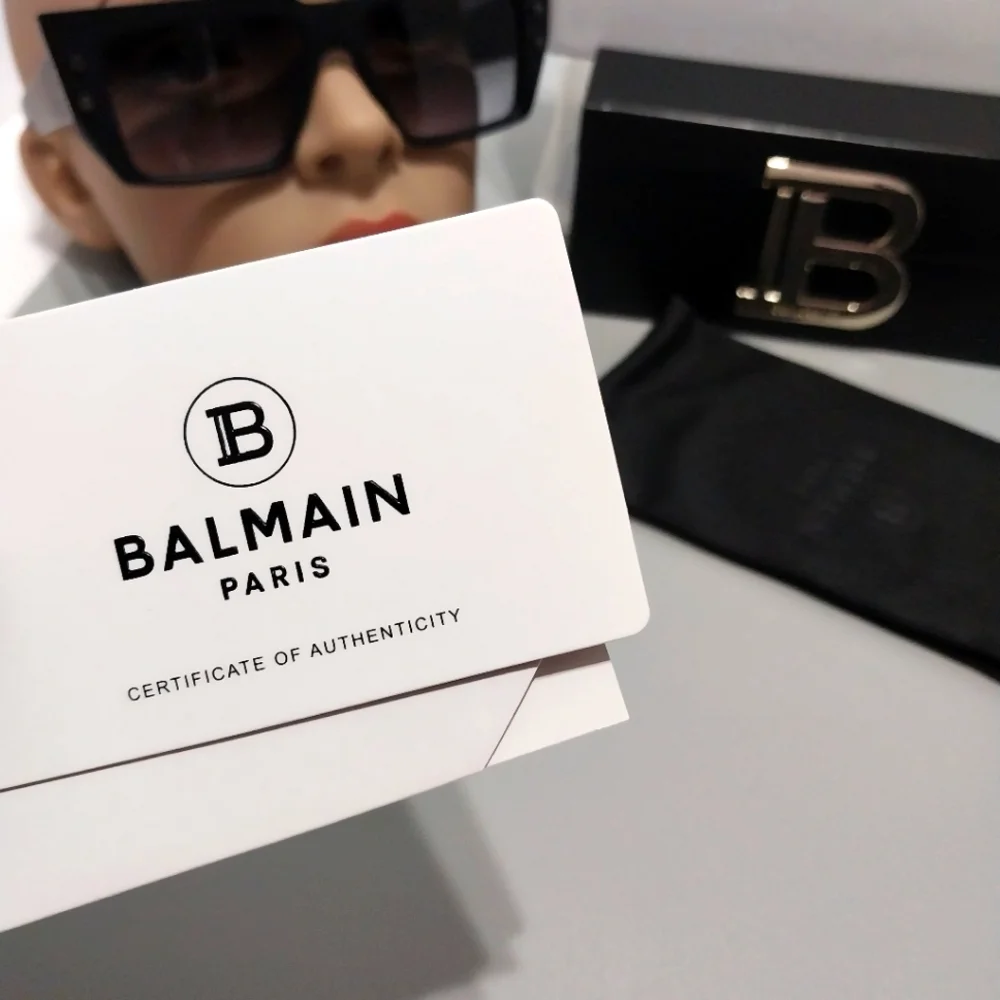 Balmain leather hardware case