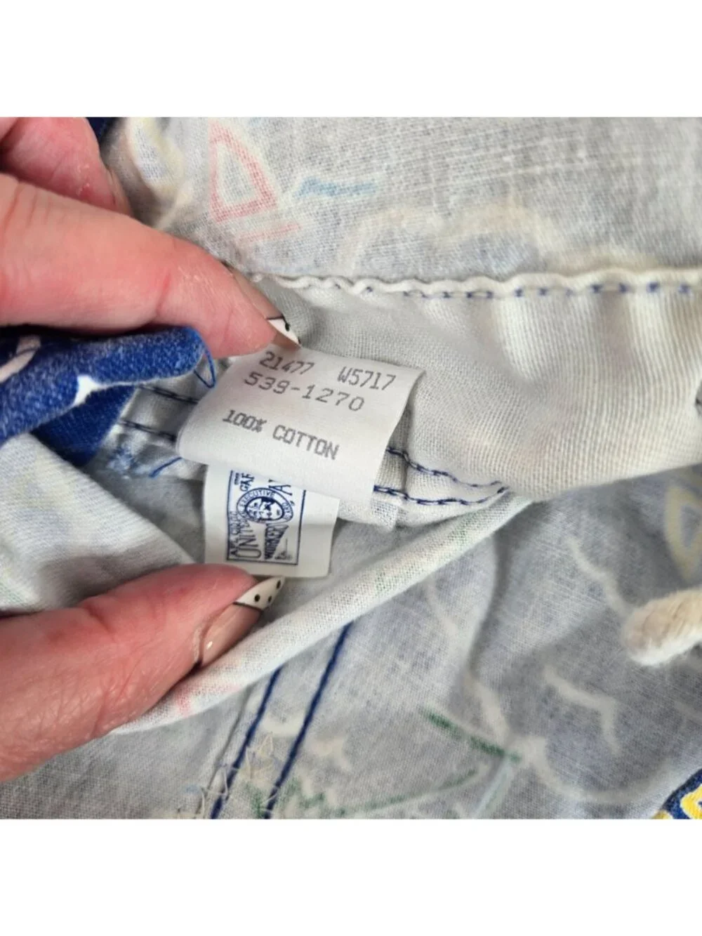 Vintage 80s OshKosh BGosh Sailboat Shorts Overalls Shortalls Blue Size 4T Made i