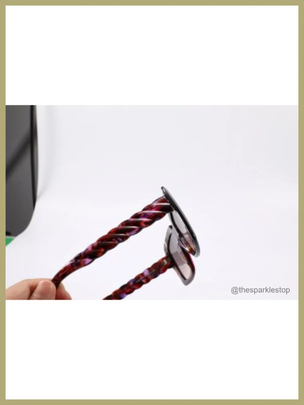Oversized Square Sunglasses Women Retro Gradient UV Protection Lightweight