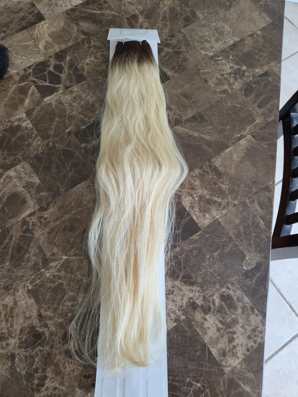 New IBE The ONE silk 18 inch Rooted ~sew In Human Hair‎