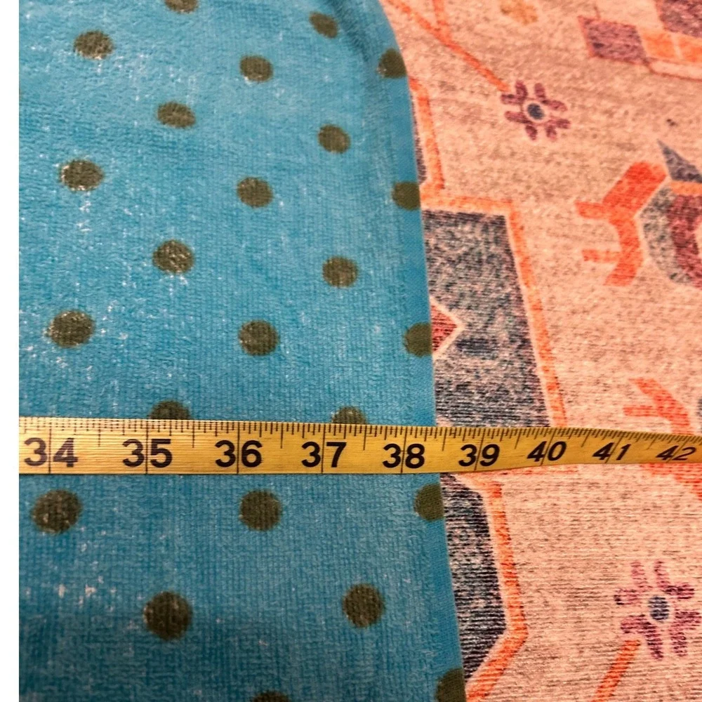 American Eagle‎ Vintage Beach Towel blue polka dot. See pics.