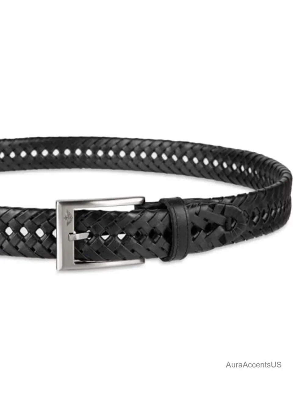 Braided Leather Belt, Fully Adjustable Casual Strap, Everyday Wear