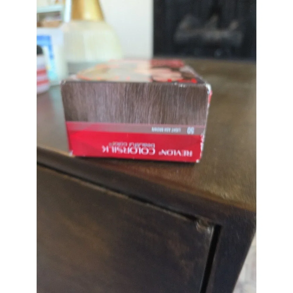 Revlon color silk 50 light ash brown permanent‎ one application