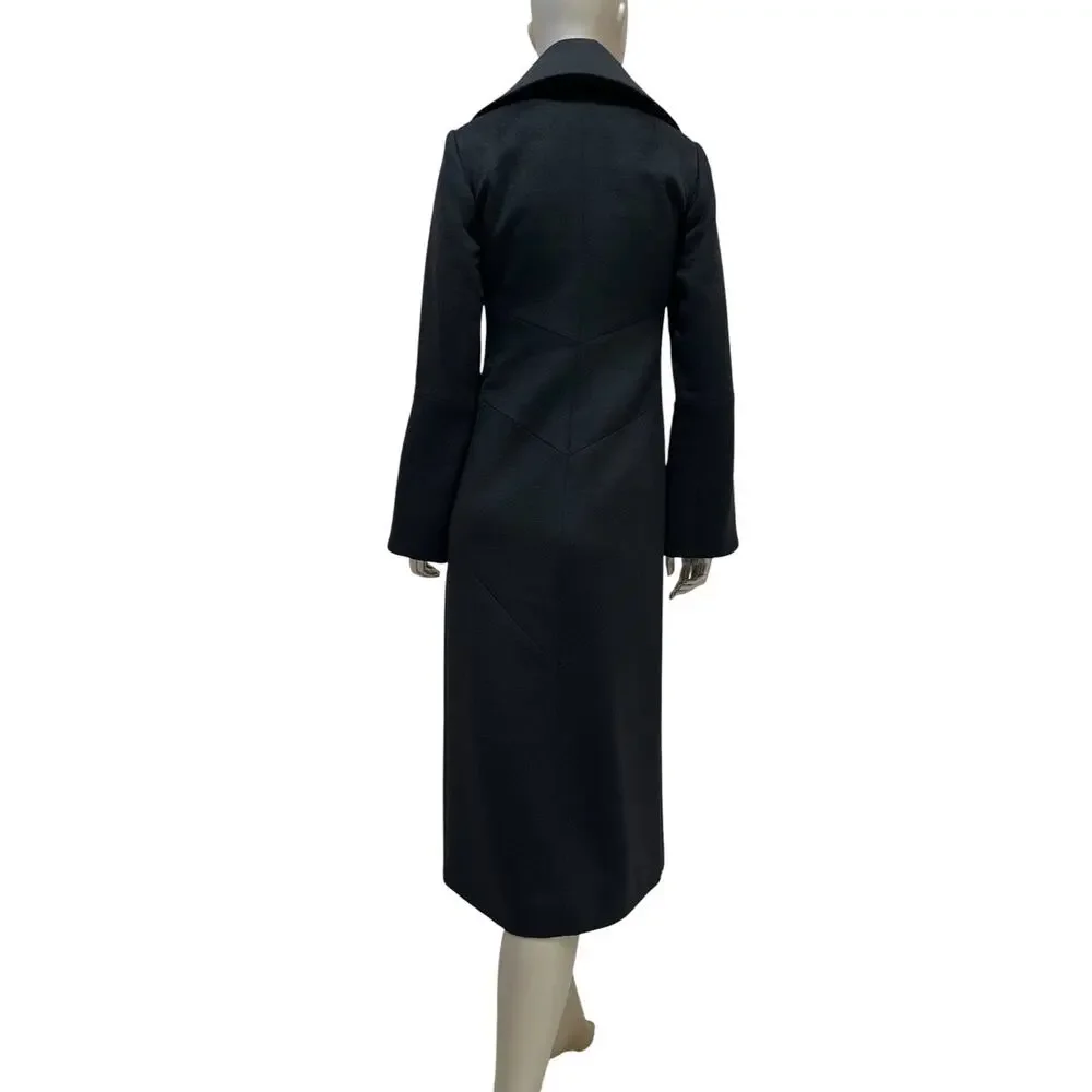 Chanel Rare Cashmere & Wool Bell Sleeve Coat FR 36