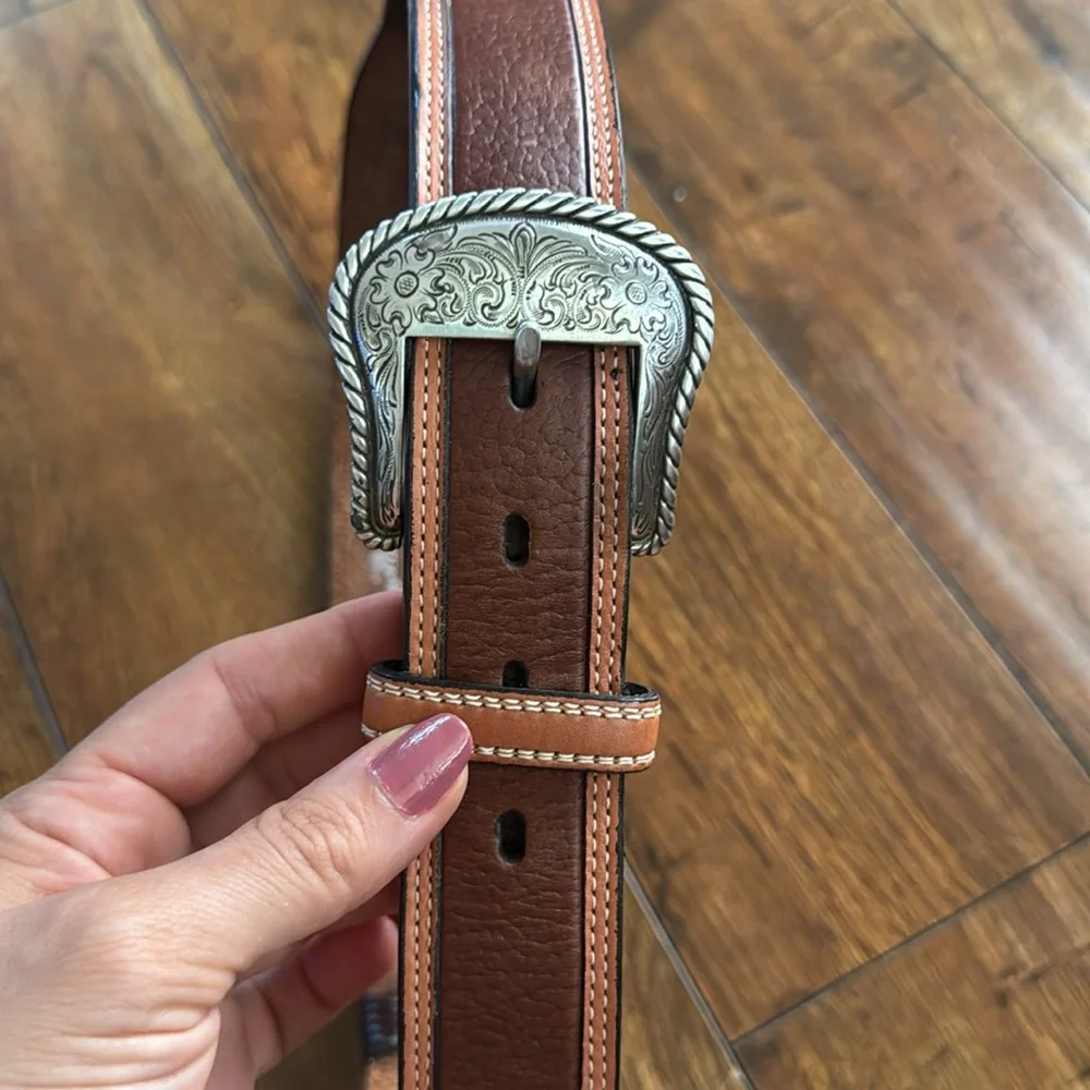 Larry Mahan Real Leather Belt