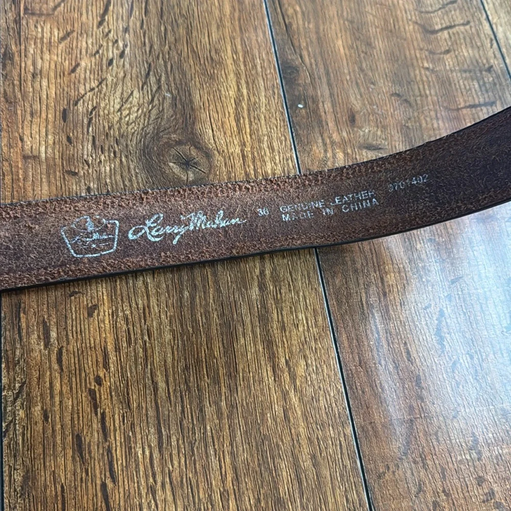 Larry Mahan Real Leather Belt