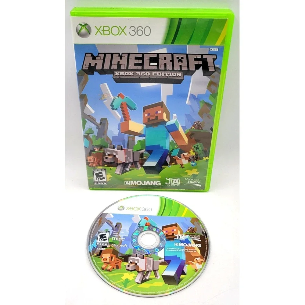 Minecraft XBOX 360‎ EDITION  (Xbox 360, 2013) CIB
