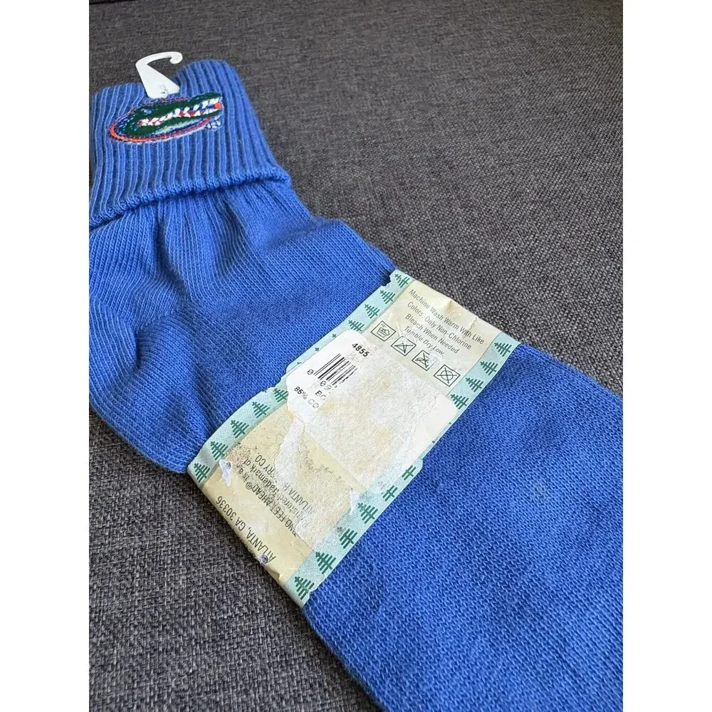 NEW‎ Florida Gators NCAA Quarter Socks Crew Two Feet Ahead Blue Size 4-9 NWT