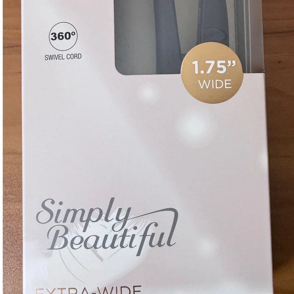 Vivitar Simply Beautiful Extra-Wide Ceramic Flat‎ Iron 1.75