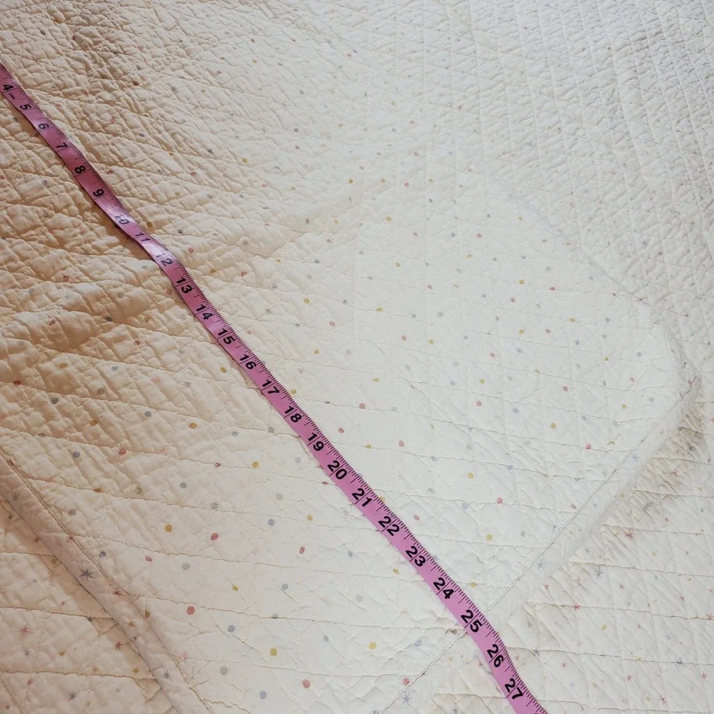 Little Co Lauren Conrad girls' Crib Quilt 59x43 & Quilted Sham 21x25 Pastel Dots
