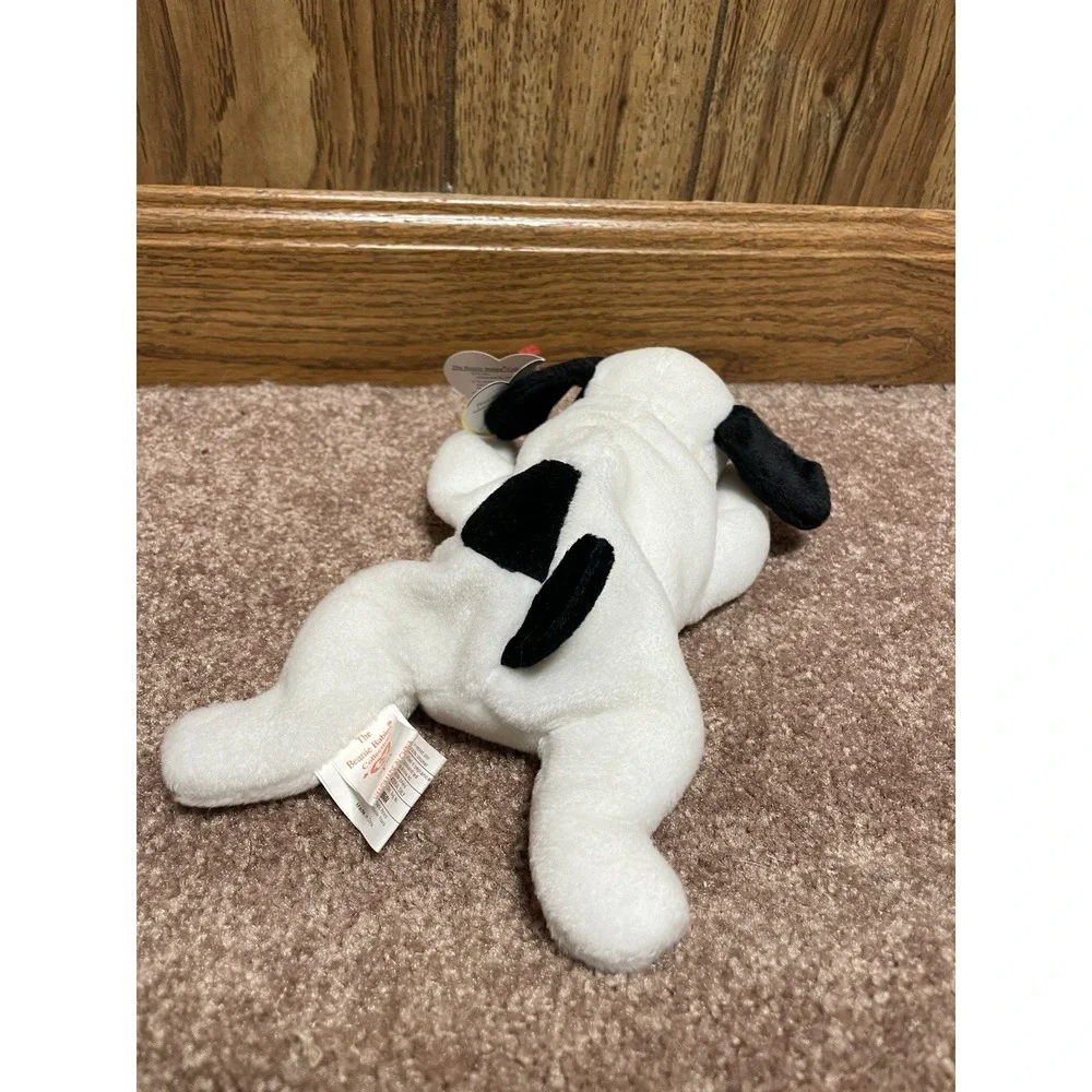 1993 Ty Beanie Baby Spot Dog Original Tag‎ PVC Pellets Tag Errors Retired