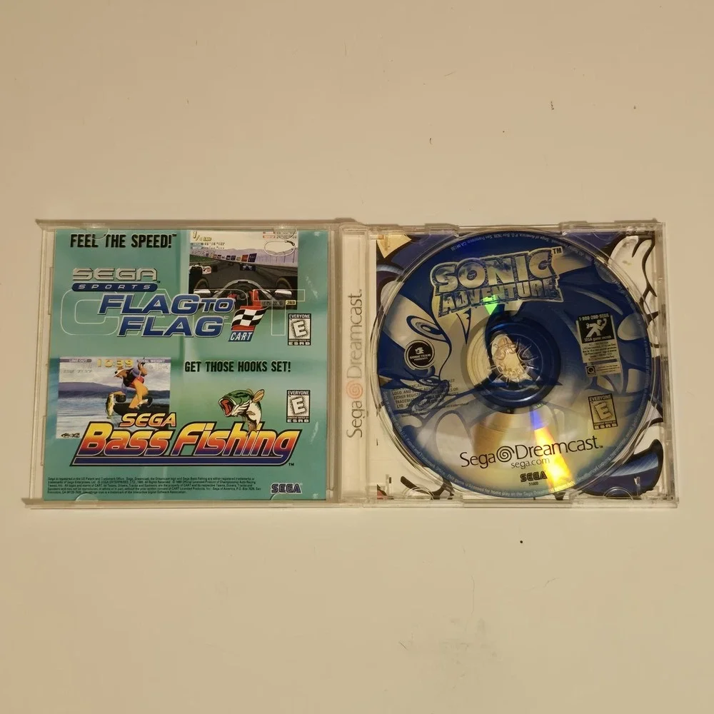 Sonic Adventure 1999 Sega‎ Dreamcast Complete Tested Working