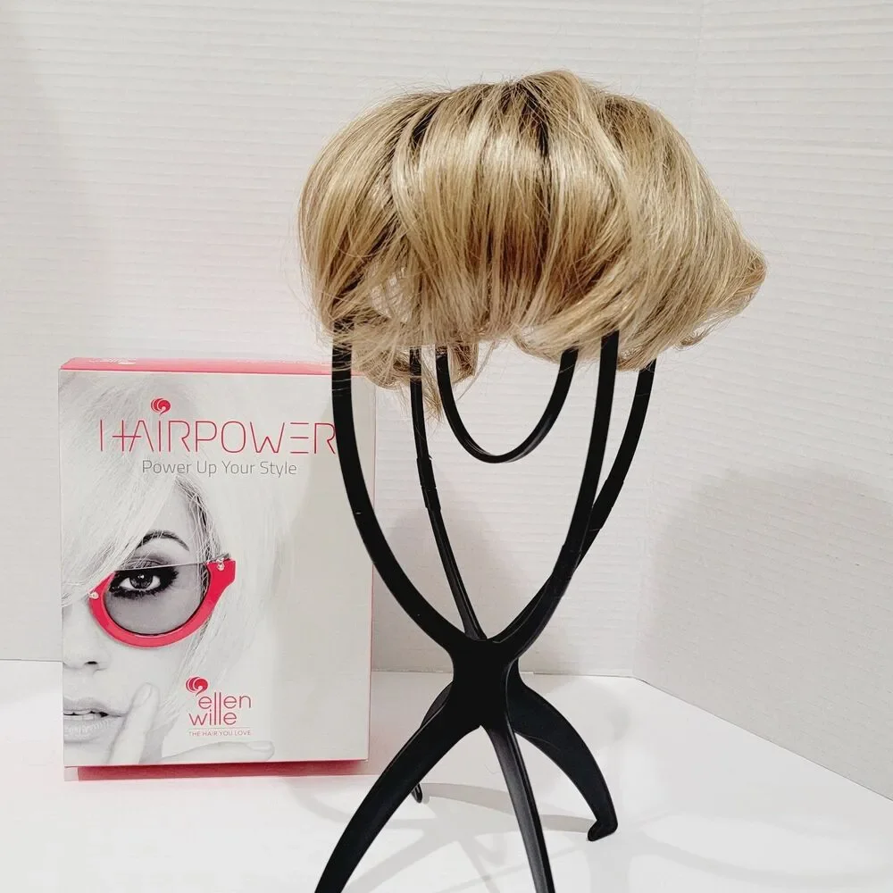 Ellen Wille HairPower Synthetic Lace Hair Topper Brown Blonde Short Pixie
