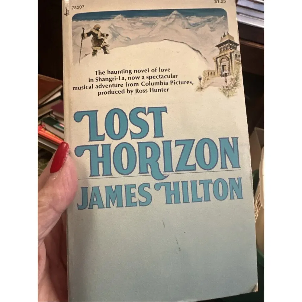 Vtg LOST HORIZON ~ James Hilton ~ 78307‎ Pocket Book 1973 76th Printing PB