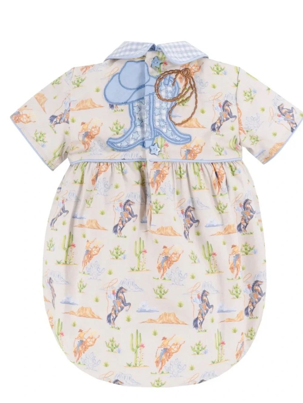 Dondolo piping embroidered