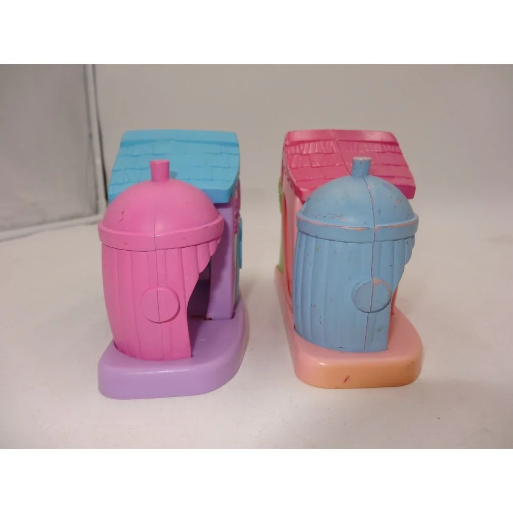Littlest Pet Shop Playful Puppies Dog House‎ 2004 LPS Blue and Pink Houses Only