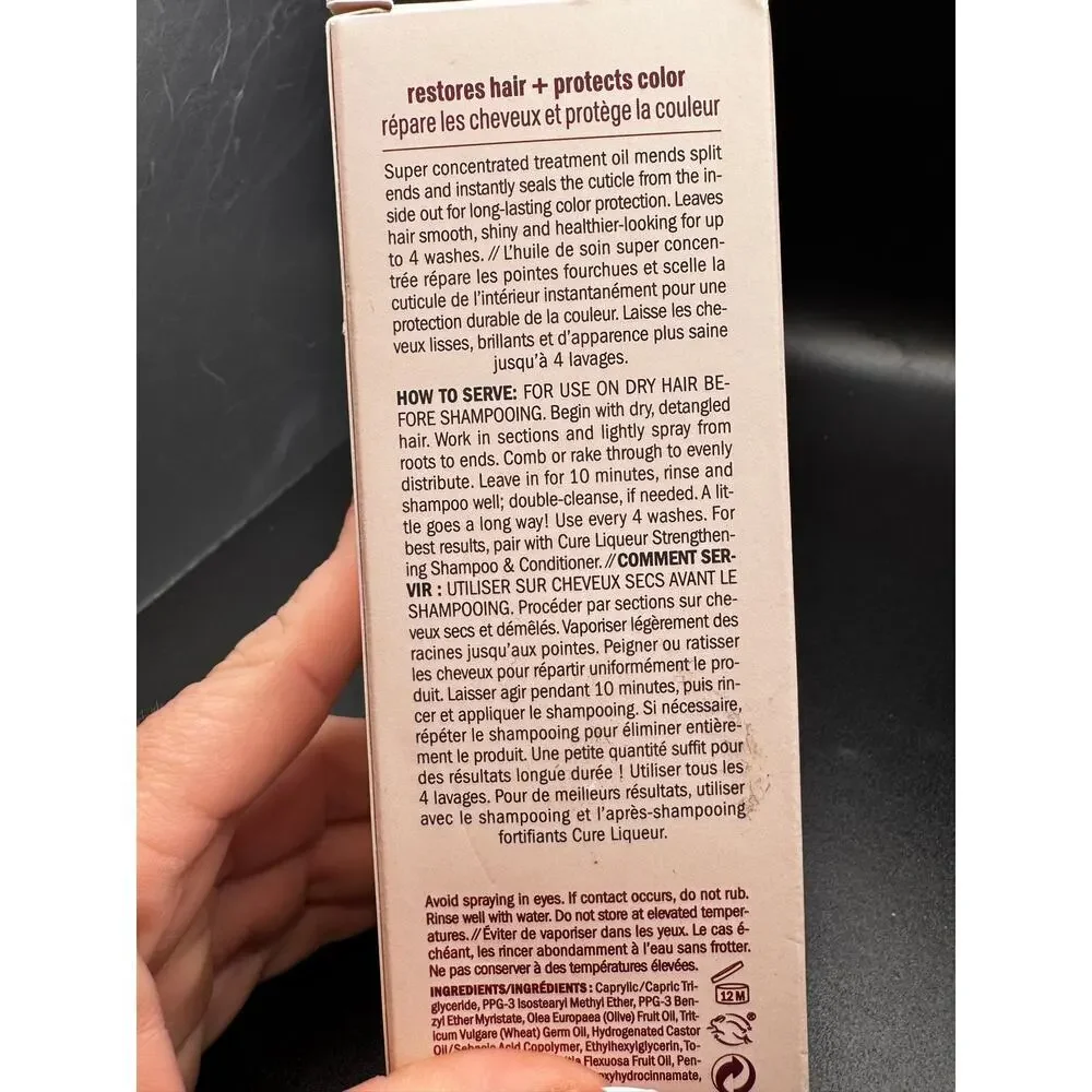 NWT drybar Cure Liqueur Pre-Shampoo Treatment Oil 5oz NEW IN BOX