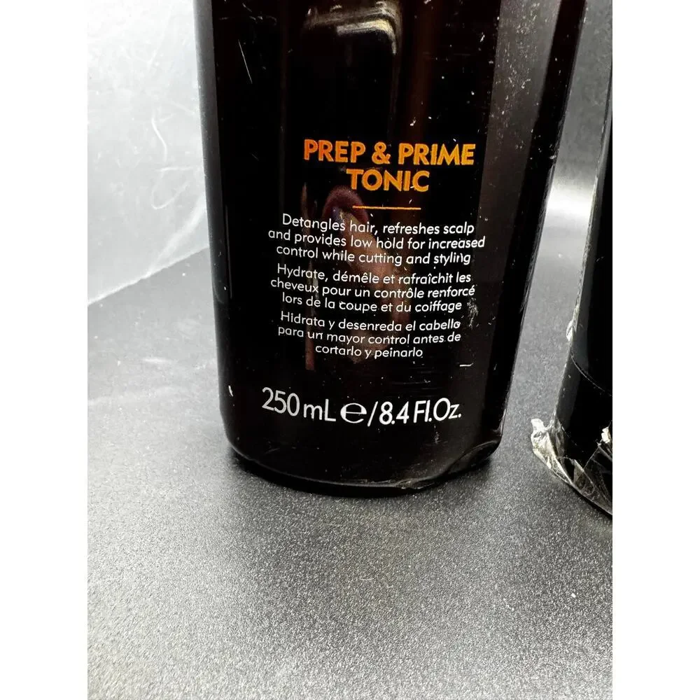 NWT SET American Crew Prep & Prime Tonic(8.4oz) & Towel Dry Crème Styler(4oz)