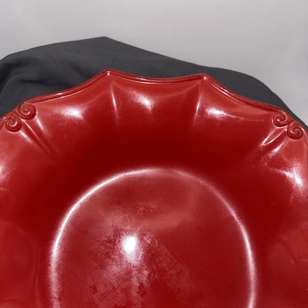 Casa Stone Vintage Port By Casafina Shallow Bowl Great Condition 9 1/2