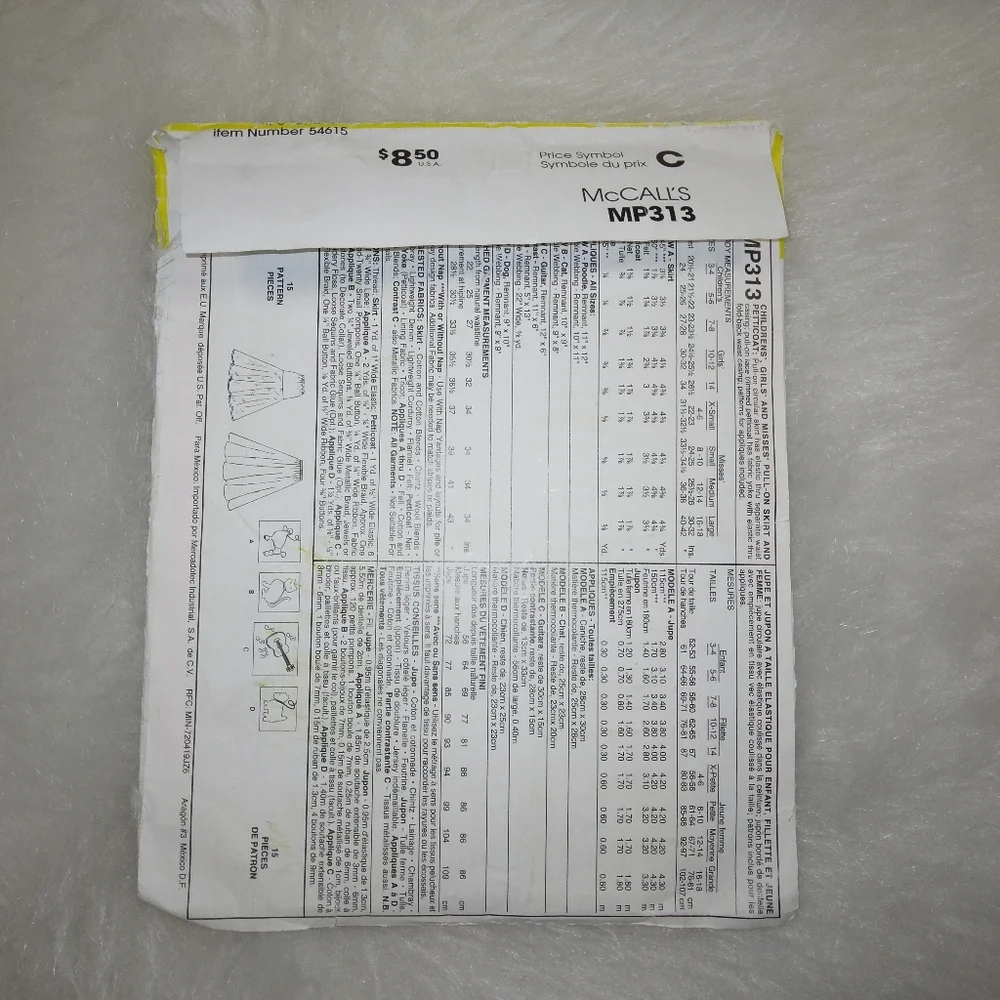 McCalls mccall mp313
