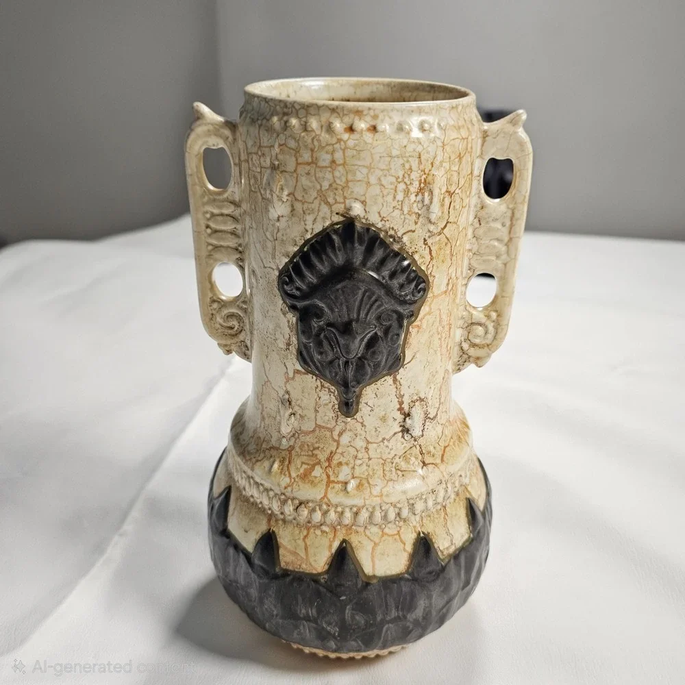 Vintage Ditmar Urbach Czech Art Pottery Vase 10377‎ Czechoslovakia