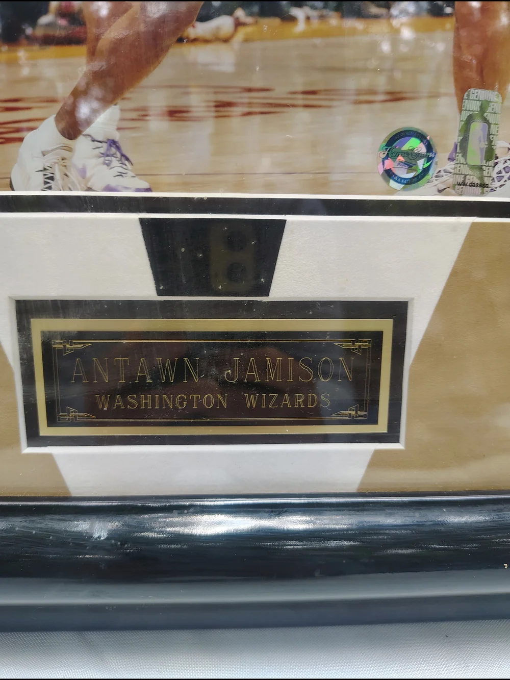 ANTAWN JAMISON WASHINGTON WIZARDS Black Framed Sports Photo Wall Accent