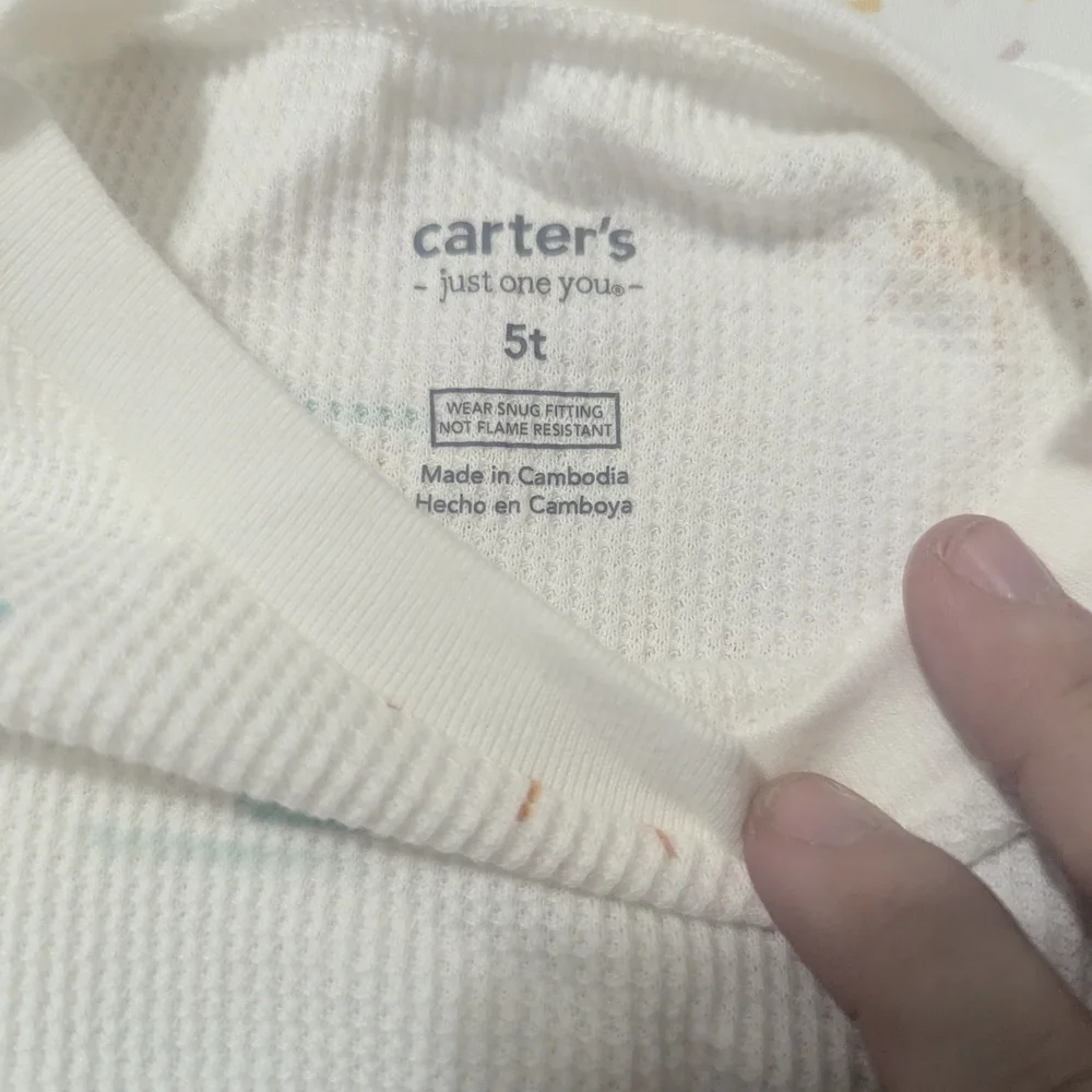 Carters pajama colorful