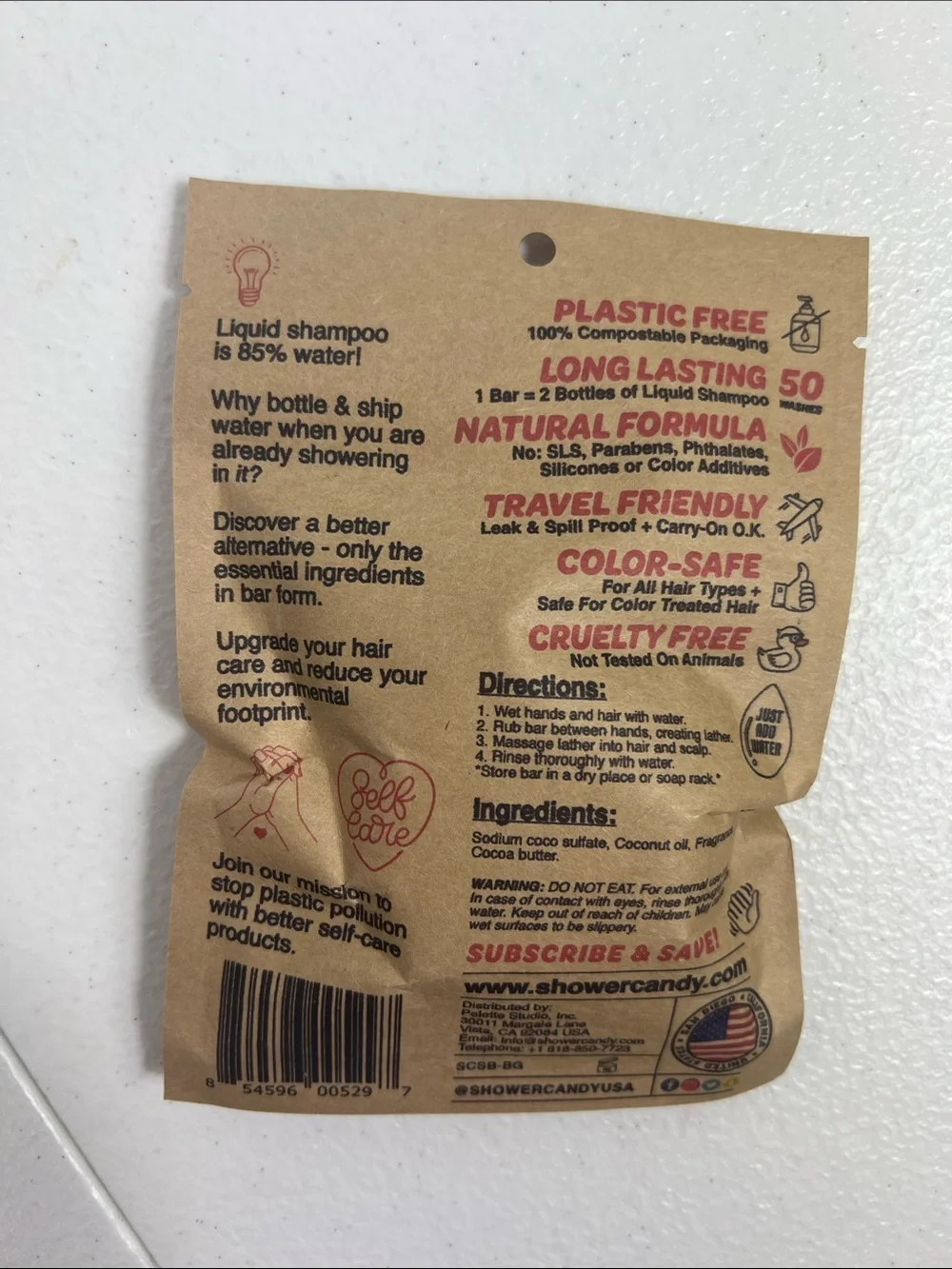 Shower Candy 15% more shampoo