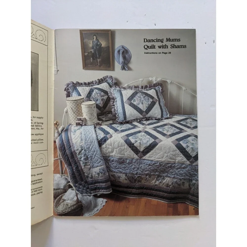 Vintage 1990 Victorian Quilting by Ruth Romaker 18‎ Quilt Patterns Plaid #8511