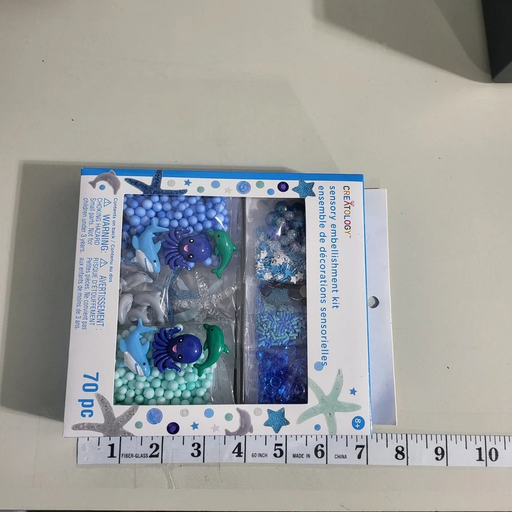 Creatology Sensory Embellishment Kit‎ Ocean Theme 70 Piece Kids Craft Art