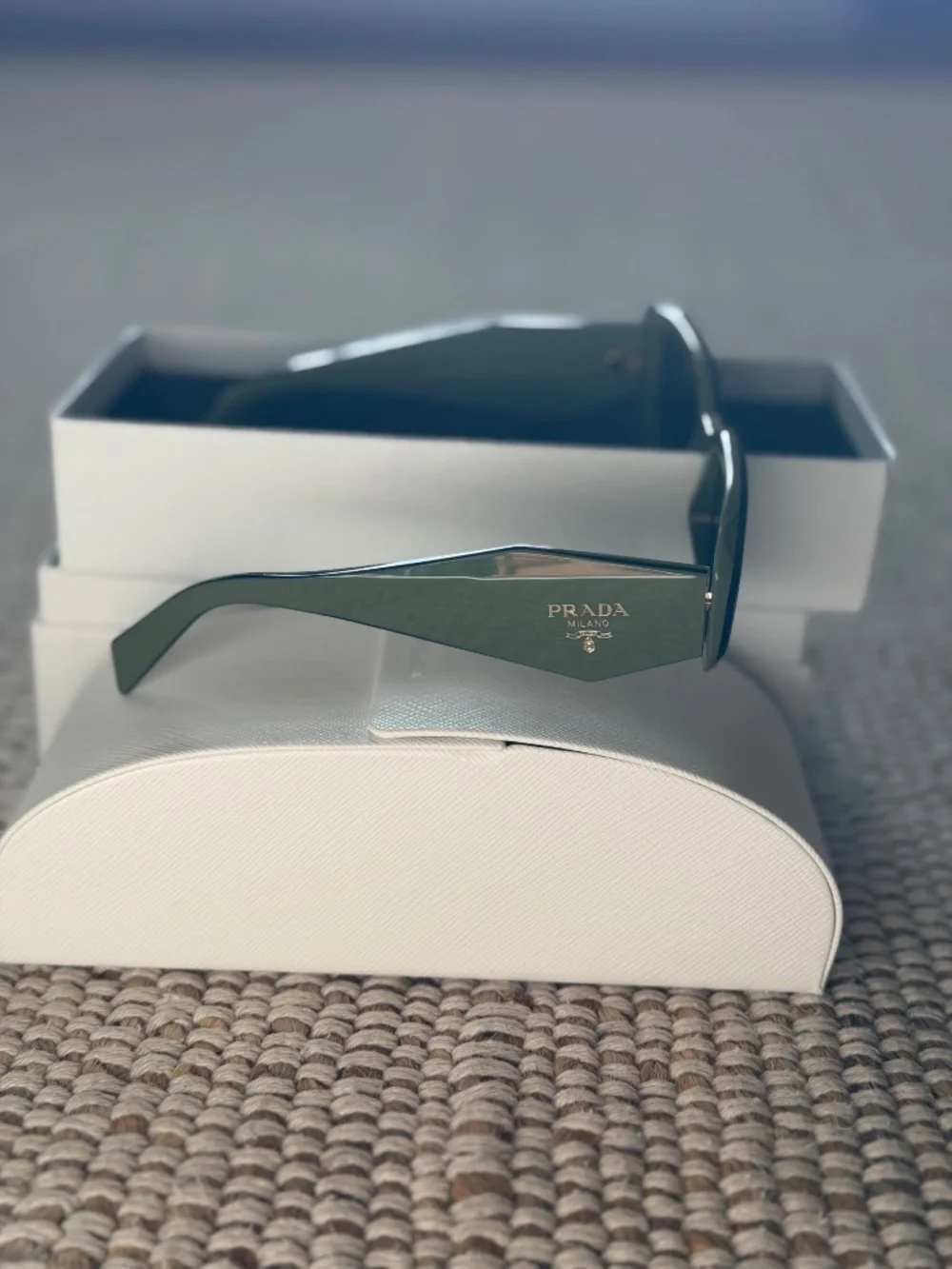 Prada green sunglasses