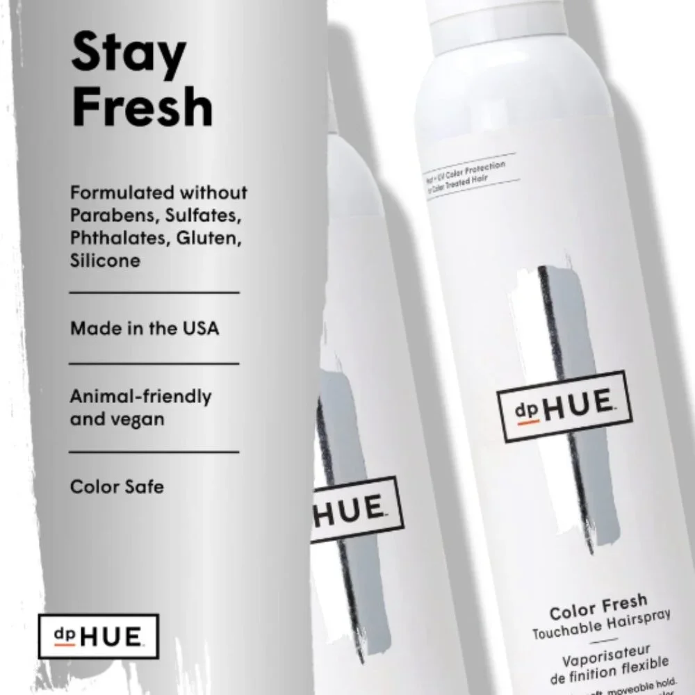 ❣️2/$36 NEW dpHUE Color Fresh Touchable Hairspray Full Size 8 Oz