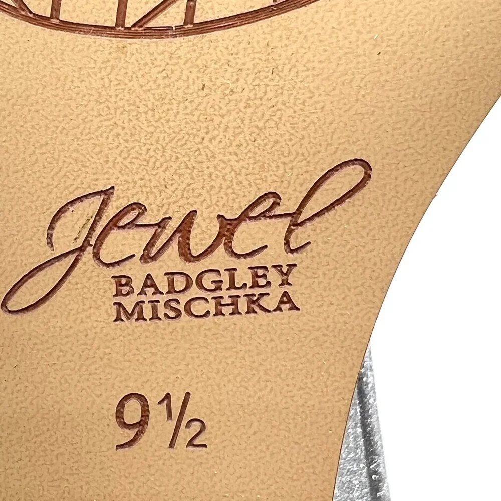 Jewel Badgley Mischka flats holiday