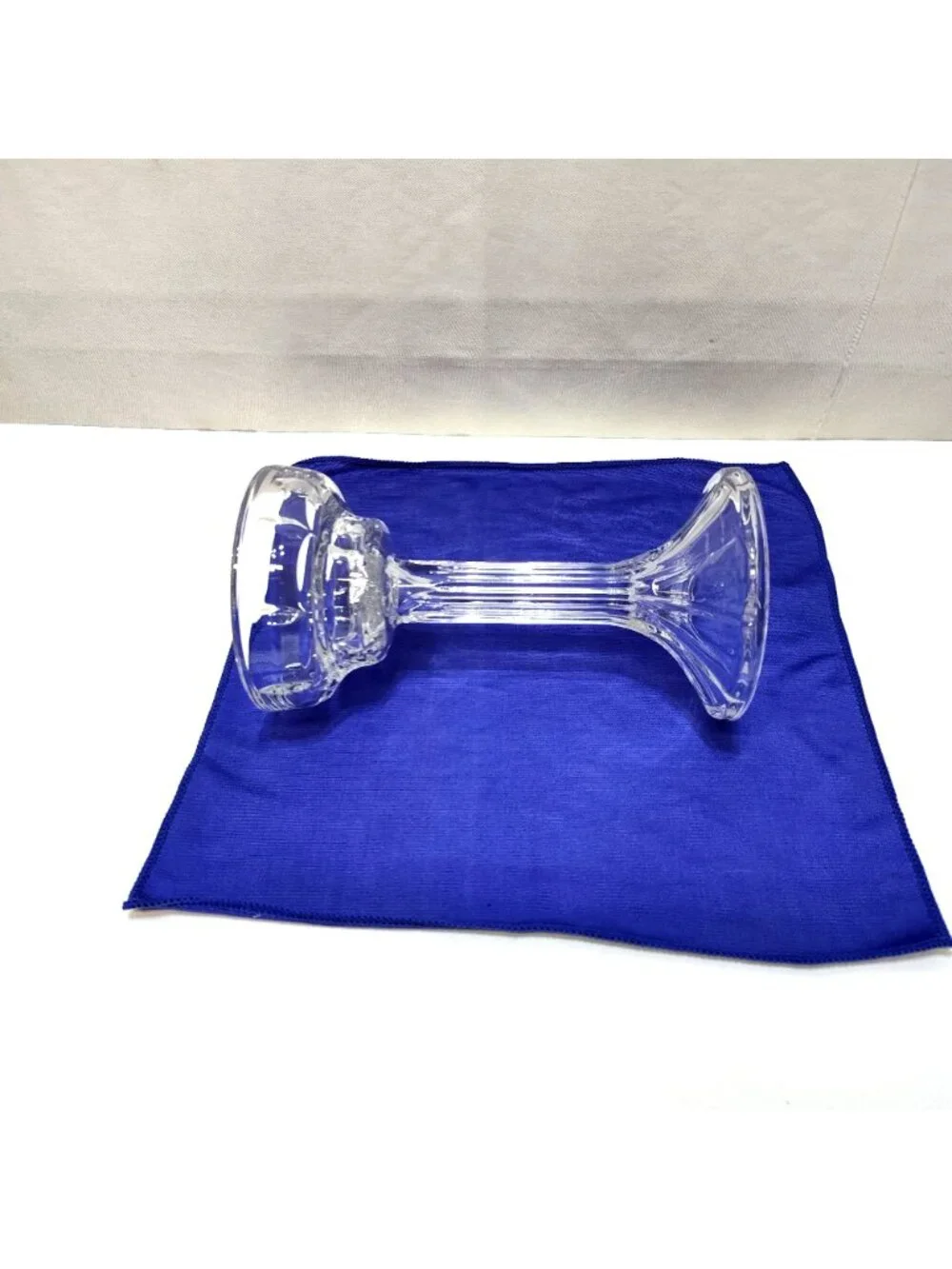 Shannon Godinger Crystal Design of Ireland Pillar Candle Holder Pedestal VTG 90s