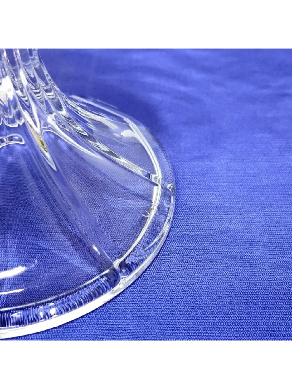 Shannon Godinger Crystal Design of Ireland Pillar Candle Holder Pedestal VTG 90s