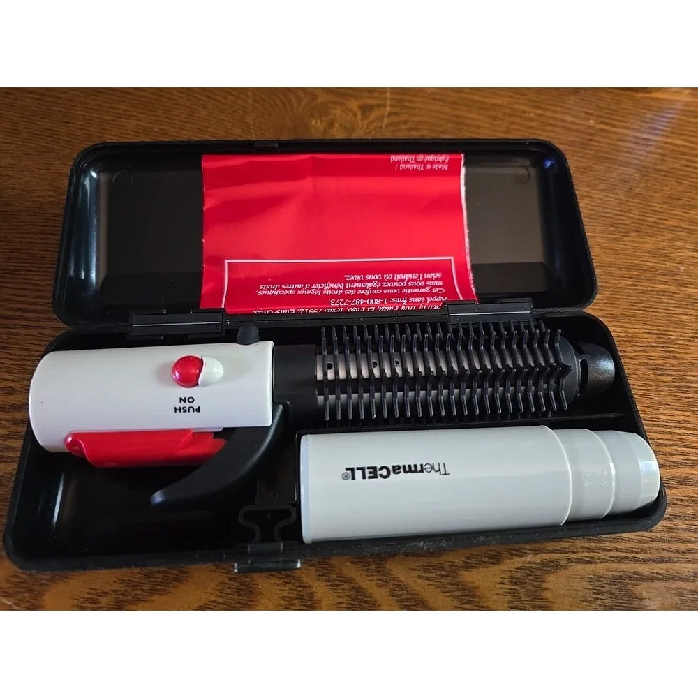 Vintage Revlon ThermaCELL‎ Curling Iron (Straight) CA0262 + Travel Case
