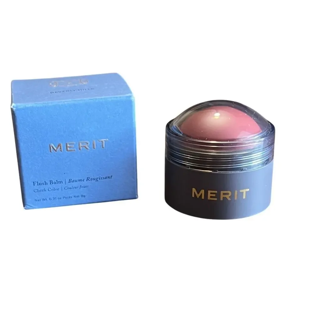 Merit Beauty Flush Balm Cream Blush Beverly Hills (soft peach) New In Box