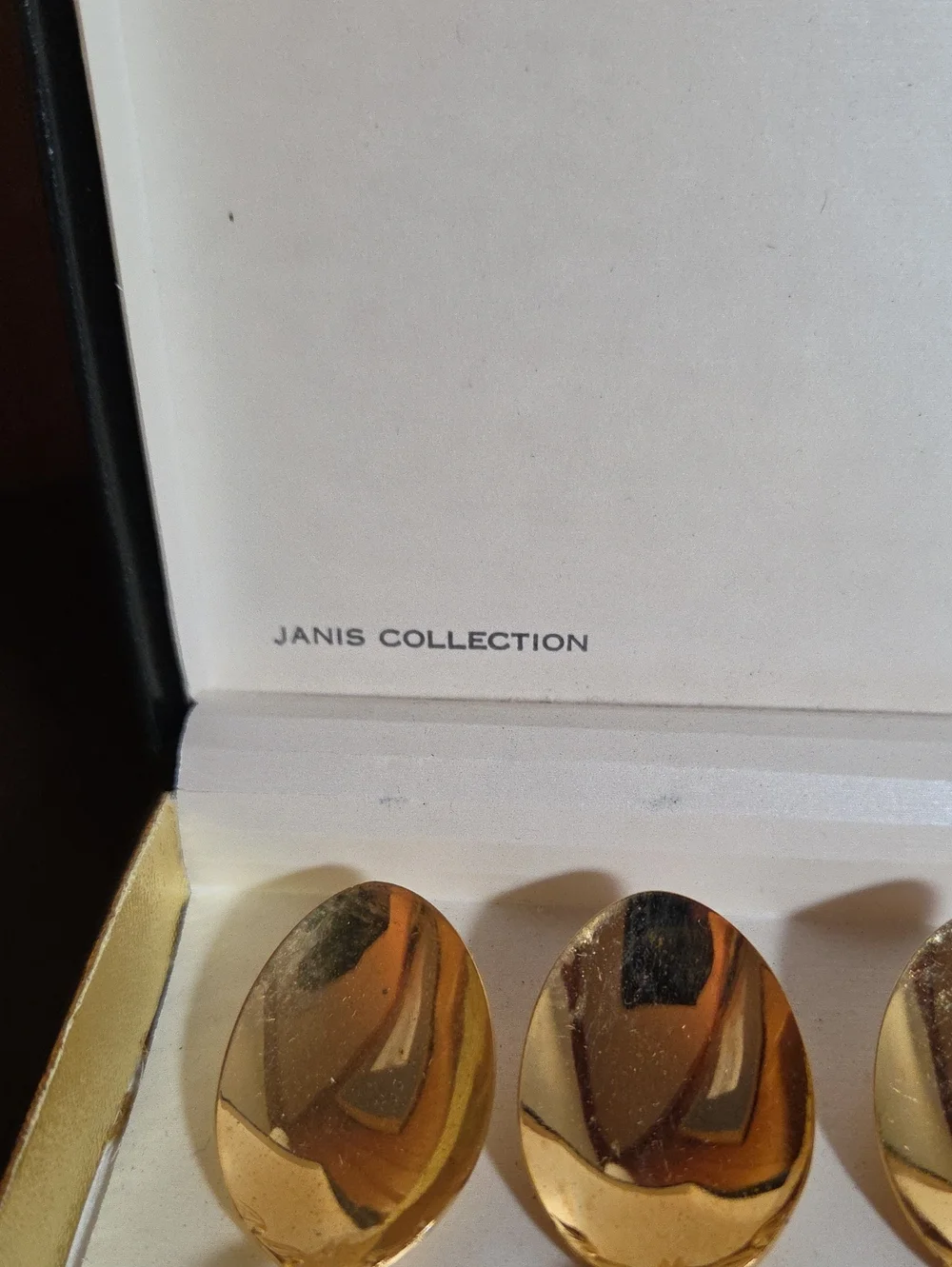 Janis Collection 24K Gold Plated Demitasse Spoons