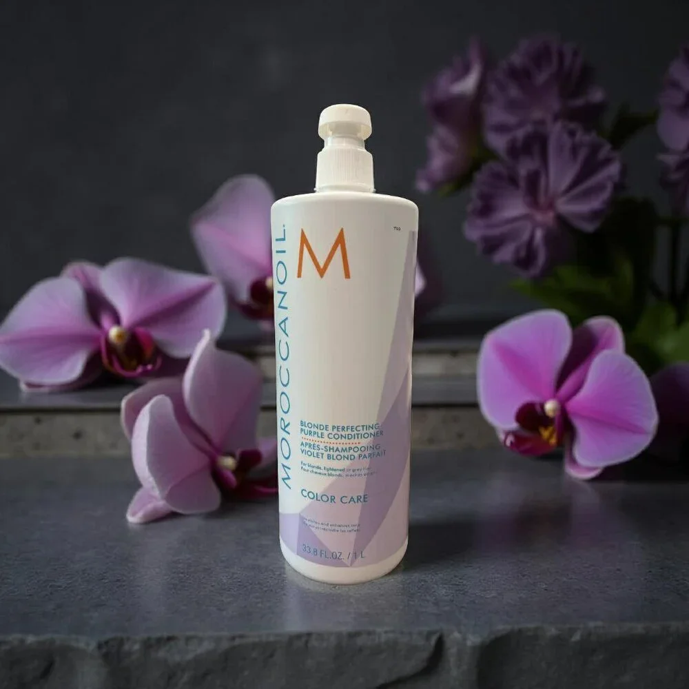 Moroccanoil Purple Blonde Shampoo Conditioner 33.8 oz Purple Treatment Trio