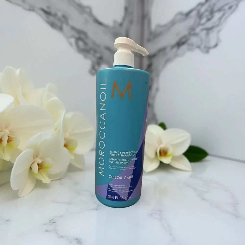 Moroccanoil Purple Blonde Shampoo Conditioner 33.8 oz Purple Treatment Trio