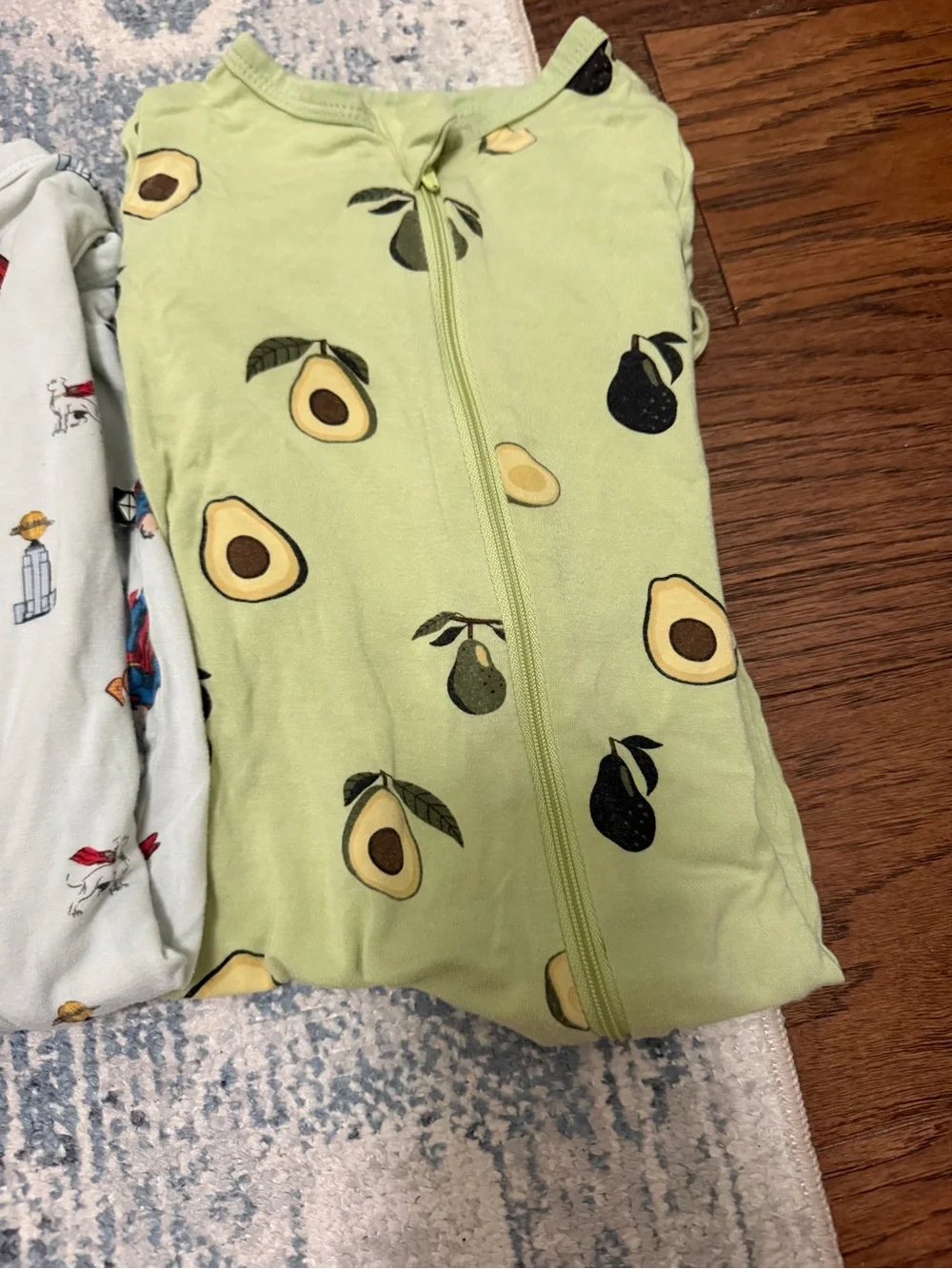 Kyte BABY fabric motif green