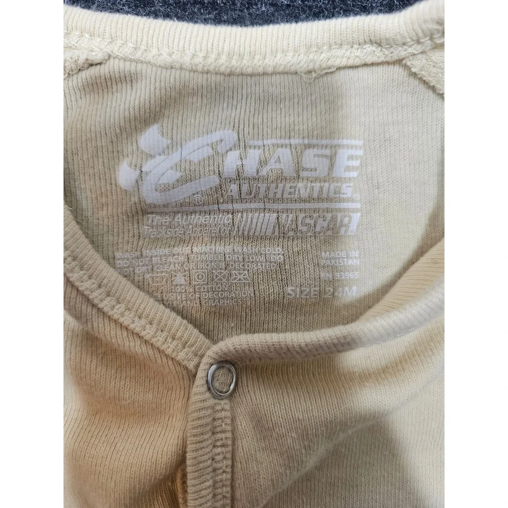 Chase Authentics NASCAR Martin Truex Jr 24M Baby Romper One Piece Cotton