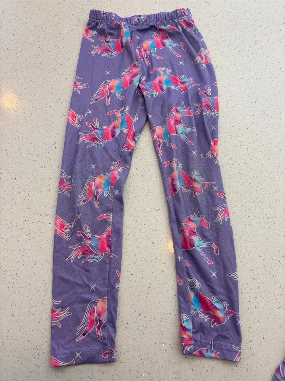 Girls' Purple Unicorn Pajama Set - Cozy Kids Sleepwear